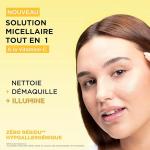 GARNIER Skin Active - Eau Micellaire Tout-En-1 - Nettoie, Démaquille & Illumine
