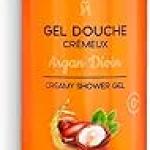 EVOLUDERM - Gel Douche Crémeux Argan Divin - 500 ml - 95% d'Origine Naturelle - Végan - Fabrication Française
